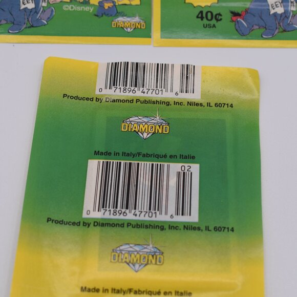 Disney Winnie the Pooh Pack of 6 Vintage Stickers Made in Italy by Diamono - Picture 7 of 9
